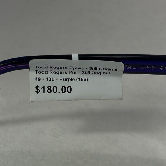 Jackson Rogers Eyglasses 49-17-130 FRAMES ONLY Still Original Clear Blue 166 - Picture 4 of 7